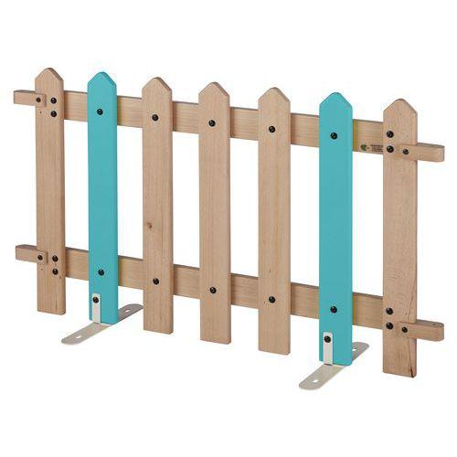 Barrière 7 lattes support montant coloris bleu turquoise thumbnail image 1