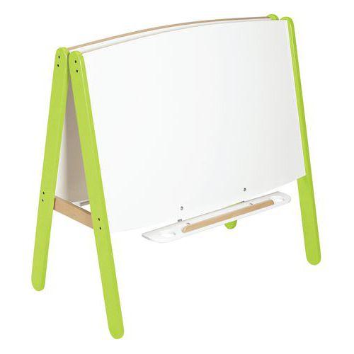 Illustration de : Chevalet Lili -  Piétement matériau: Hêtre