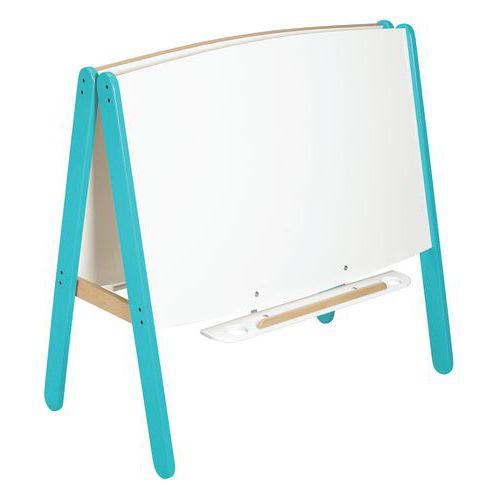 Chevalet Lili double face montants coloris bleu turquoise thumbnail image 1