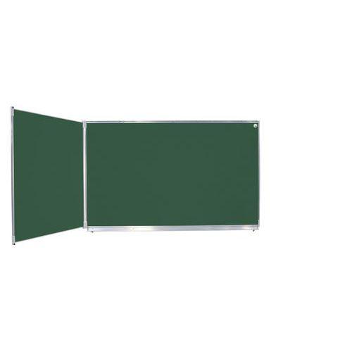 Tableau dyptique émaillé vert cadre alu strié naturel - Manutan Expert thumbnail image 1