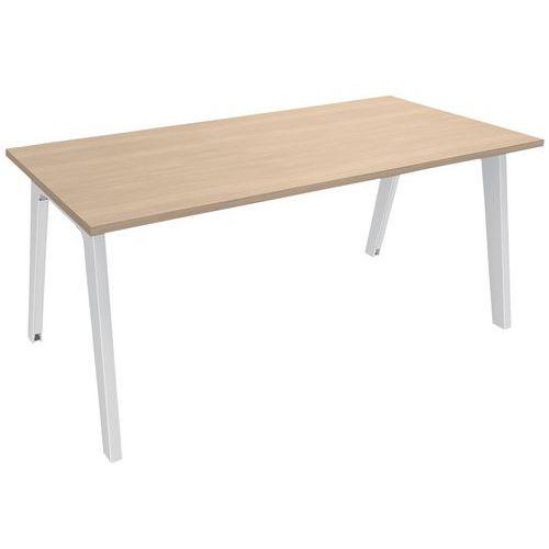 Illustration de : Bureau droit Steel Simmob