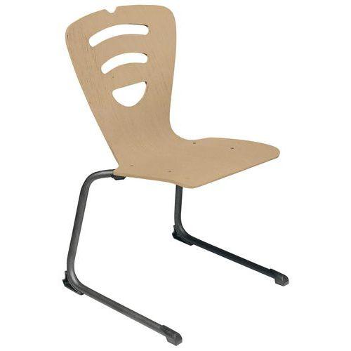 Chaise Jimy piètement luge Rodet thumbnail image 1