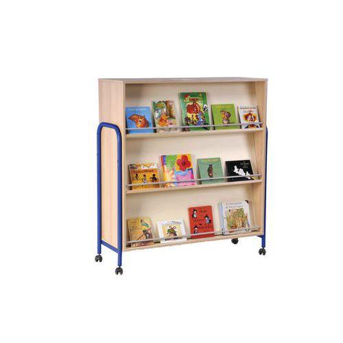 Illustration de : Présentoir à livres biface Chloé - Mobidecor