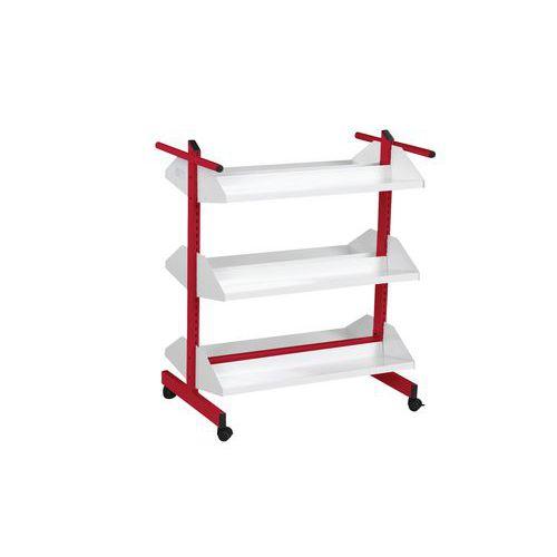 Illustration de : Chariot à livres Zédia