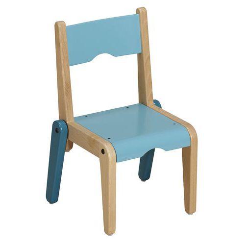 Chaise Lili T1 coloris bleu turquoise thumbnail image 1
