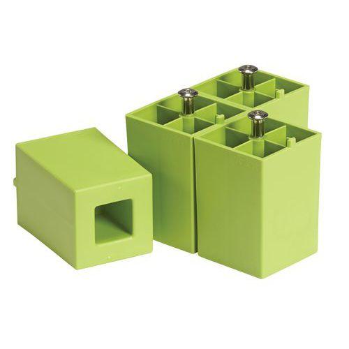 Kit de 4 pieds pour meuble Confetti - coloris vert thumbnail image 1