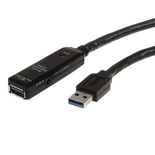 Câble d'extension USB 3.0 actif Type A/A - Mâle/Femelle 5 m thumbnail image 1