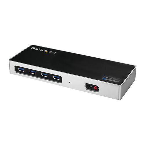 Illustration de : Station d'accueil PC double affichage 4K-Double HDMI,double DP HDMI et DP 60 Hz