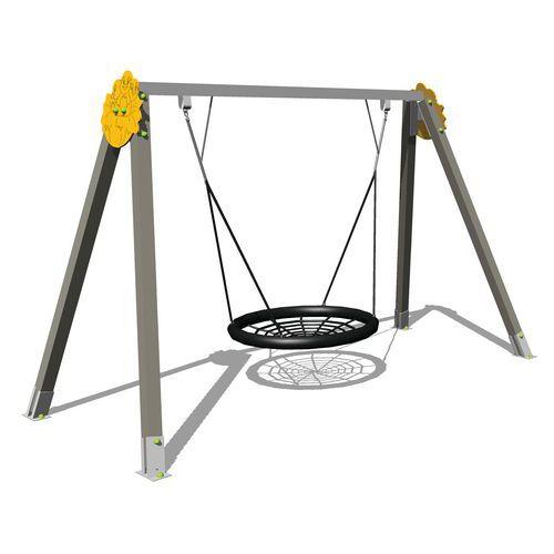 Illustration de : Portique nid d'oiseau - alu