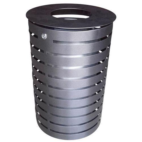 Poubelle Nice 60 L - gris martelé thumbnail image 1