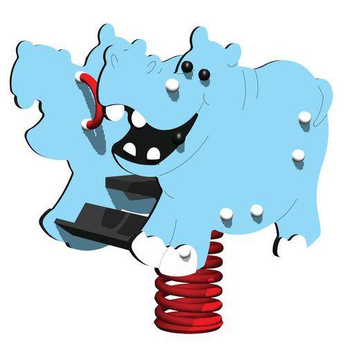 Jeu ressort Hippo PMR - bleu - tabouret d'ancrage thumbnail image 1