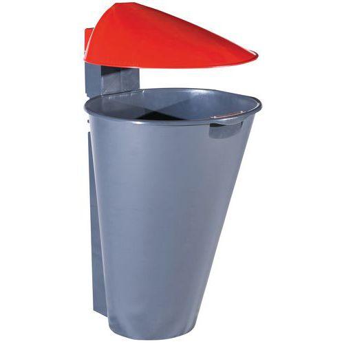 Poubelle Bombanne 55L polyéthylène - rouge 3020 thumbnail image 1