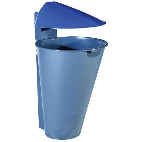 Poubelle Bombanne 55L polyéthylène - bleu 5005 thumbnail image 1