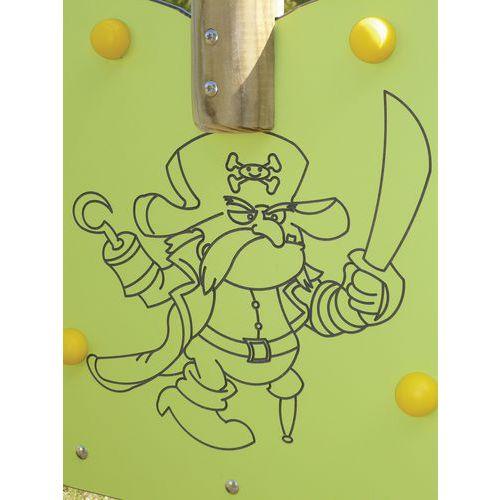 Illustration de : Jeu d'extérieur Le Bateau Pirate