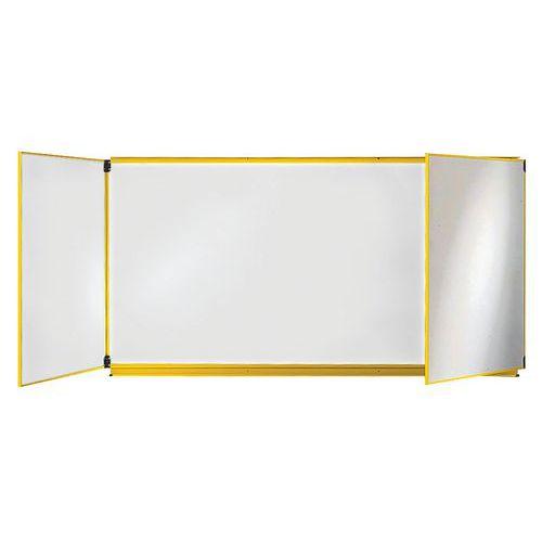 Illustration de : Tableau tryptique cadre aluminium laqué Ulmann