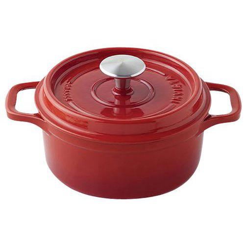 Cocotte en fonte ronde 22 cm -INVICTA- Rubis thumbnail image 1