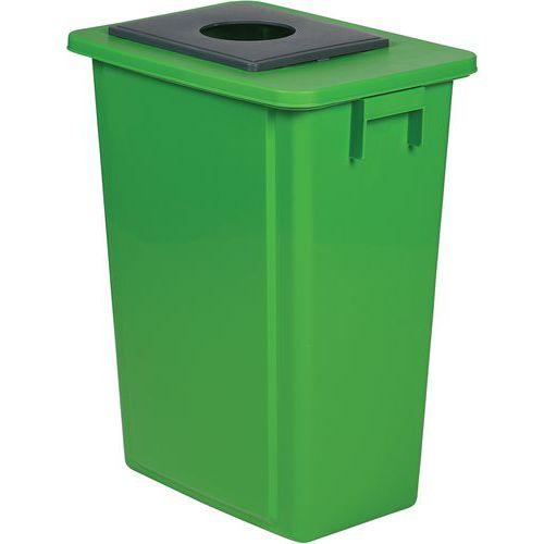 Poubelle de tri verte - Verre - 60 L thumbnail image 1