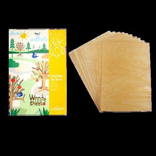 Coupon de feuilles de bois A4 thumbnail image 1