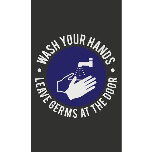 Tapis Imperial imprimé  Wash hands - Anglais. thumbnail image 1