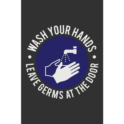 Tapis Standard imprimé "Wash hands"-gris-120x180cm thumbnail image 1