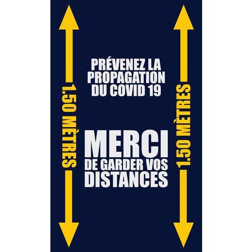 Tapis Imperial imprimé Merci de garder vos distances - Français thumbnail image 1