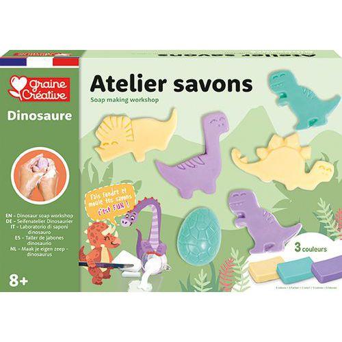 Coffret de création de savons dinosaures thumbnail image 1