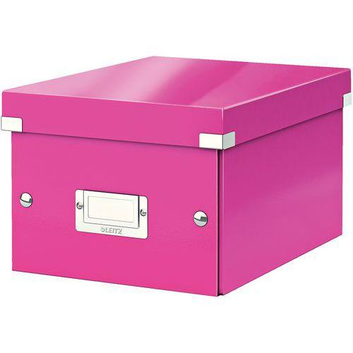 Lot de 6 Boîte de rangement Leitz Click & Store, petit format Rose thumbnail image 1