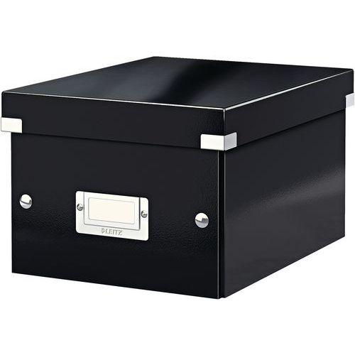 Lot de 6 Boîte de rangement Leitz Click & Store, petit format Noir thumbnail image 1