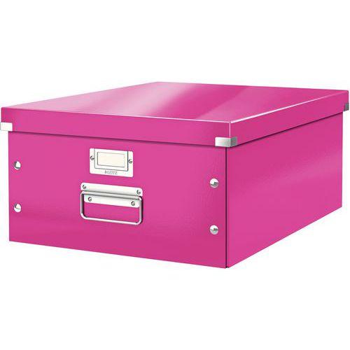 Lot de 6 Boîte de rangement Leitz Click & Store, format large Rose thumbnail image 1
