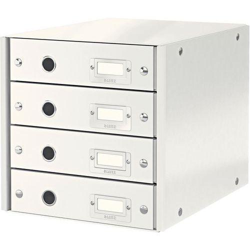 Illustration de : Bloc de classement Leitz Click & Store  4 tiroirs