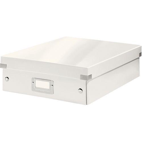 Lot de 6 Boîte à compartiments Leitz Click&Store, format medium Blanc thumbnail image 1
