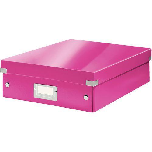 Lot de 6 Boîte à compartiments Leitz Click&Store, format medium Rose thumbnail image 1