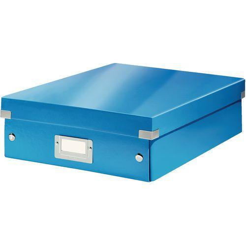 Lot de 6 Boîte à compartiments Leitz Click&Store, format medium Bleu thumbnail image 1