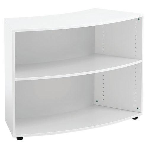 Illustration de : Meuble de rangement incurvé Marie avec 2 compartiments-Mirplay School