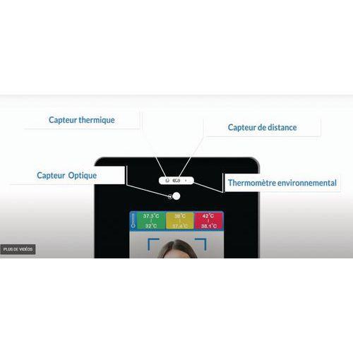Illustration de : Borne de détection de température Care4all sur support platine SP172