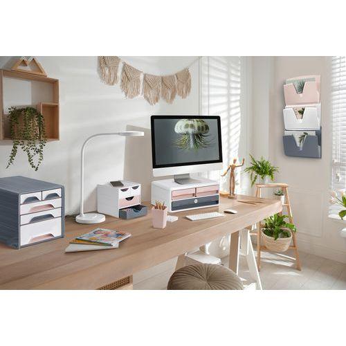 Illustration de : Pot à crayons magnétique 530M Rose poudré - CEP