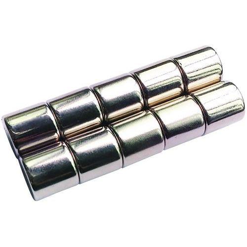 Lot de 10 Aimant extra fort - 10 mm lot de 10 - Manutan thumbnail image 1