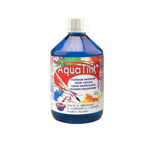 Flacon 500 ml encre à dessiner à base d’eau “aquatint“ - bleu foncé thumbnail image 1