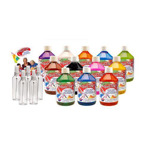 Lot de 12 flacons 500 ml. encre à dessiner Aquatint' + 5 vaporisateurs OFFERTS thumbnail image 1