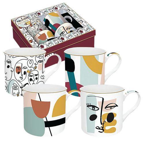 Coffret 4 mugs Modernism - Coffee Mania-Easy Life thumbnail image 1