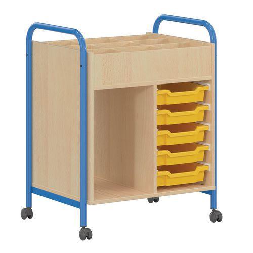 Illustration de : CHLOE-Poste atelier mobile - Mobidecor