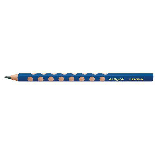 Illustration de : Crayon graphite triangulaire groove maxi b - Lyra
