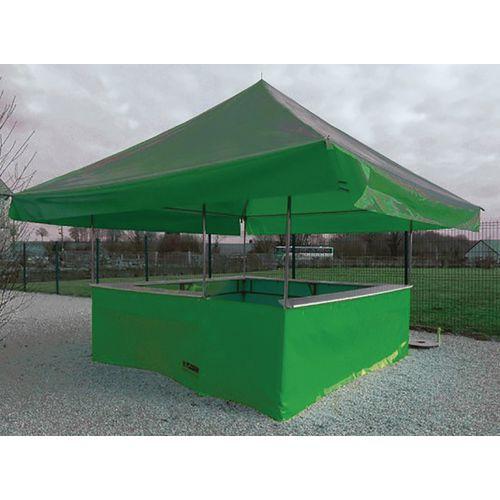 Stand buvette 4,50x4,50 m - vert thumbnail image 1