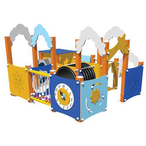 Illustration de : Jeu d'extérieur Labyrinthe éveil Au pays des rêves