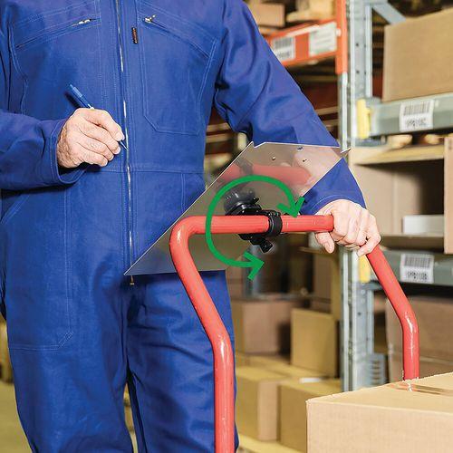 Illustration de : Porte bloc pour chariot - Tarifold