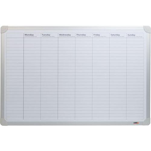 Planning hebdomadaire 60x90cm - 5 langues - Desq thumbnail image 1