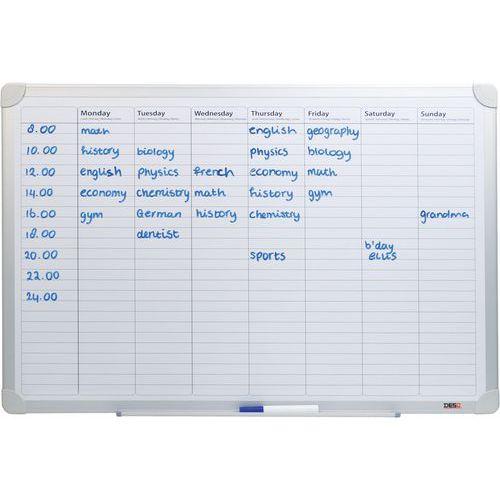 Illustration de : Planning mensuel 60x90 cm - 5 langues - Desq