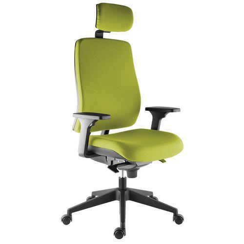 Fauteuil Harmonia accoudoir réglable+têtière Pistache thumbnail image 1