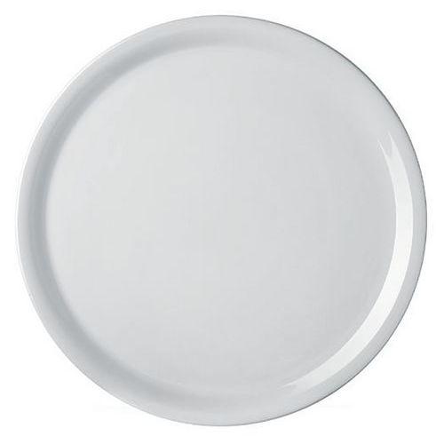 Assiette à pizza en porcelaine ø33 cm blanc thumbnail image 1