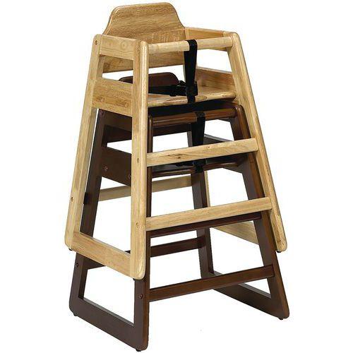 Chaise bébé en bois empilable clair thumbnail image 1